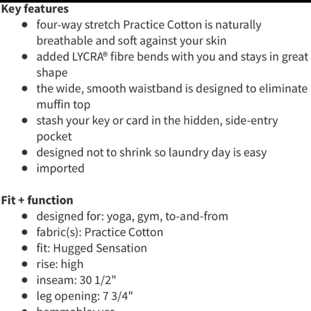Lululemon Grey High Rise Leggings 4 - Picture 4 of 8